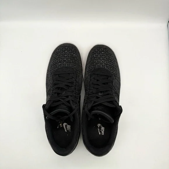 Nike Air Force 1 Flyknit Black sneakers Men’s Size 13 - Picture 9 of 12
